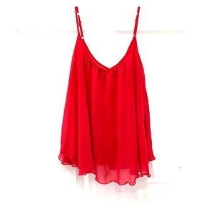 Express tank. Pinkish red.